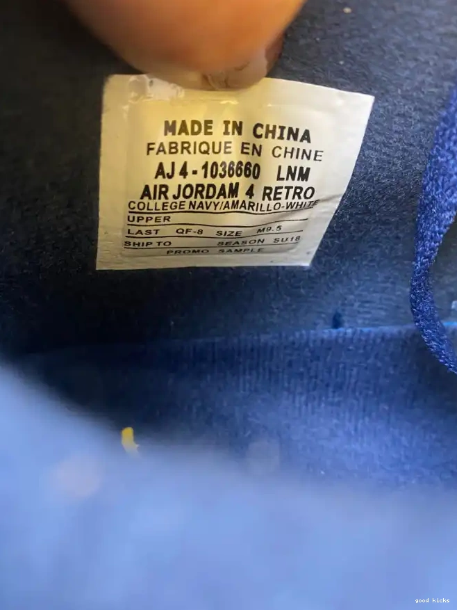 Cheap 4 Air Jordan (PE) AJ4-1036660 Michigan Retro 0626